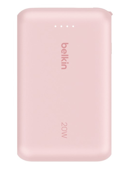 Belkin Powerbank 10 000 Mah, 20W, Kabel Usb-C,Pink