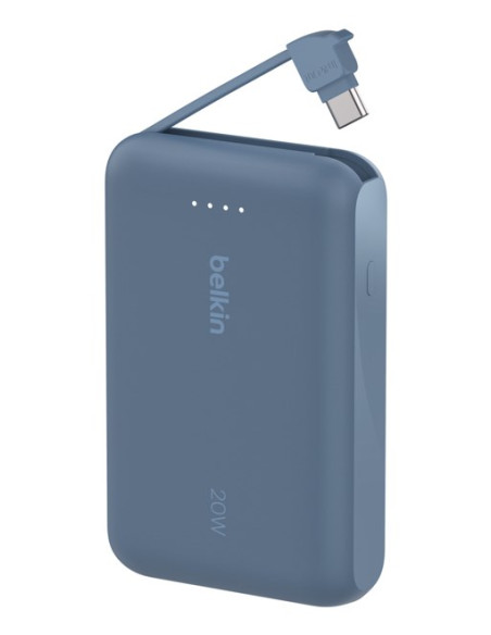 Belkin Powerbank 10 000 Mah, 20W, Kabel Usb-C, Blue