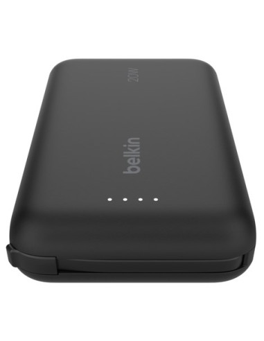 Belkin Powerbank 10 000 Mah, 20W, Wbudowany Kabel Usb-C, Black