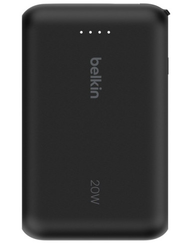 Belkin Powerbank 10 000 Mah, 20W, Wbudowany Kabel Usb-C, Black