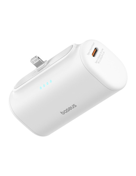 Powerbank Baseus Compact Ip 5000Mah 20W Usb-C/Lightning (Biały)