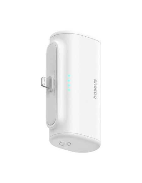 Powerbank Baseus Compact Ip 5000Mah 20W Usb-C/Lightning (Biały)