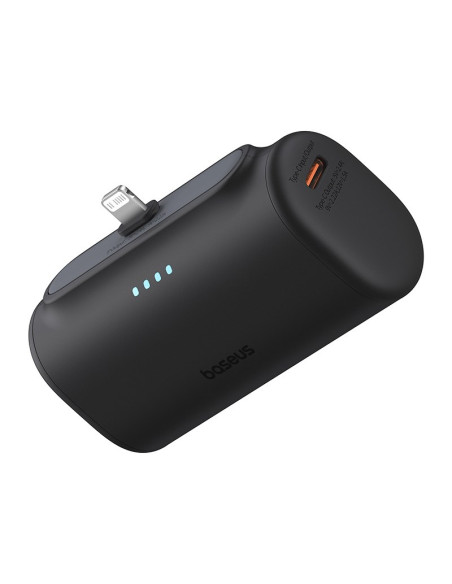 Powerbank Baseus Compact Ip 5000Mah 20W Usb-C/Lightning (Czarny)