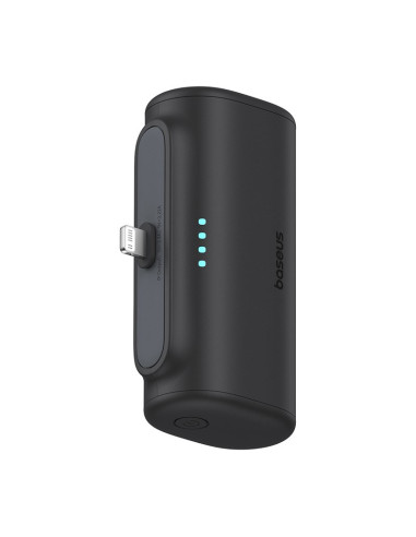 Powerbank Baseus Compact Ip 5000Mah 20W Usb-C/Lightning (Czarny)