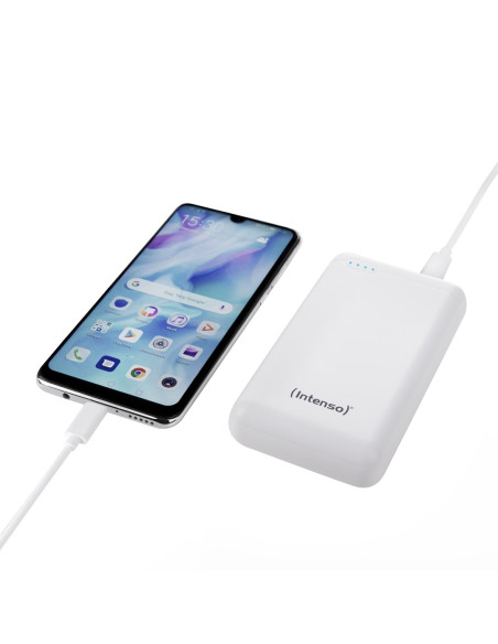 Intenso Xs20000 Powerbank Zusatzakku Lipo 20000 Mah 7313552 Litowo-Polimerowy (Lipo) Biały