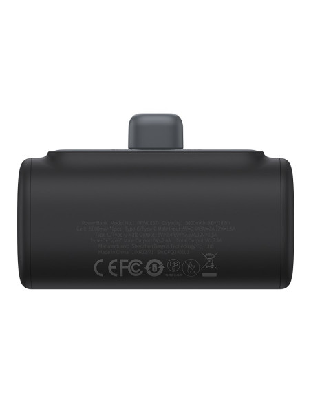Powerbank Baseus Compact 5000Mah Usb-C (Czarny)