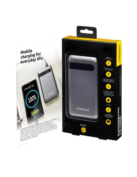 Intenso Pd10000 Litowo-Polimerowy (Lipo) 10000 Mah Antracyt