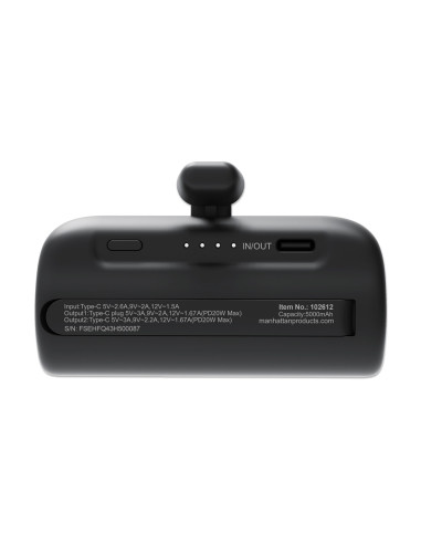 Manhattan 102612 Bank Mocy Litowo-Jonowa (Li-Ion) 5000 Mah Czarny