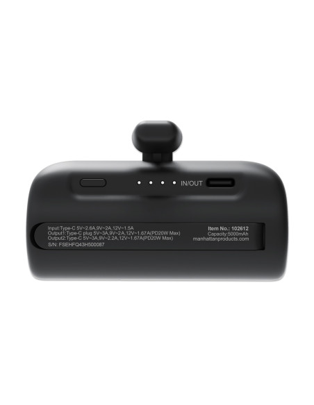 Manhattan 102612 Bank Mocy Litowo-Jonowa (Li-Ion) 5000 Mah Czarny