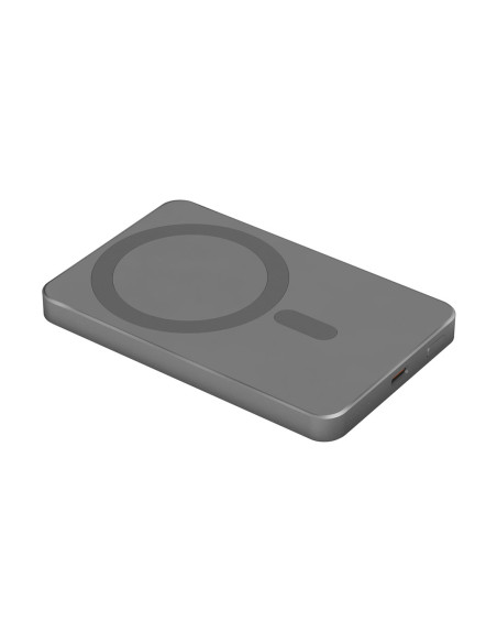 Powerbank Indukcyjny Kruger&Matz 5000 Mah Mag Safe Szary