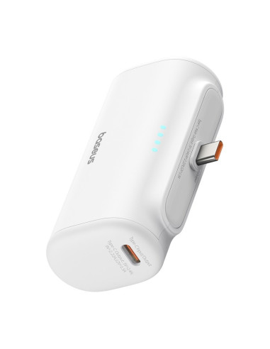 Powerbank Baseus Compact 5000Mah Usb-C (Biały)
