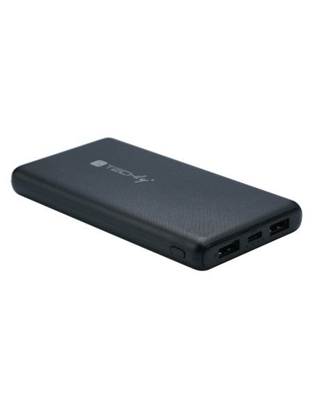 Techly I-Charge-10000 Bank Mocy Litowo-Polimerowy (Lipo) 10000 Mah Czarny