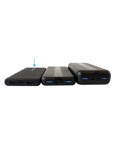 Techly I-Charge-10000 Bank Mocy Litowo-Polimerowy (Lipo) 10000 Mah Czarny
