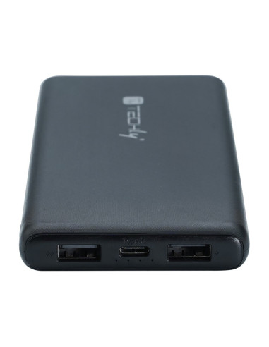 Techly I-Charge-10000 Bank Mocy Litowo-Polimerowy (Lipo) 10000 Mah Czarny