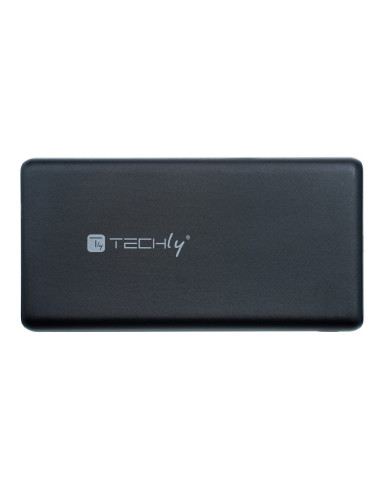 Techly I-Charge-10000 Bank Mocy Litowo-Polimerowy (Lipo) 10000 Mah Czarny