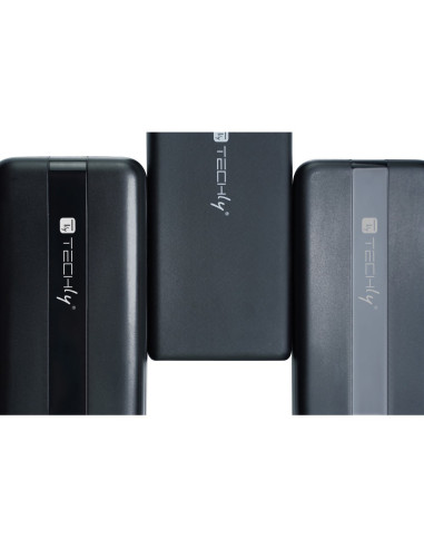 Techly I-Charge-10000 Bank Mocy Litowo-Polimerowy (Lipo) 10000 Mah Czarny