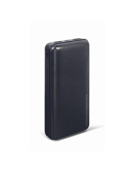 Gembird Powerbank 20000 Mah 2X Usb, Czarny