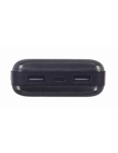 Gembird Powerbank 20000 Mah 2X Usb, Czarny