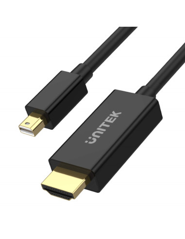 Unitek Adapter Minidp - Hdmi, 4K@30Hz, Kabel 2M