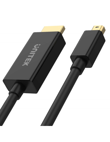 Unitek Adapter Minidp - Hdmi, 4K@30Hz, Kabel 2M