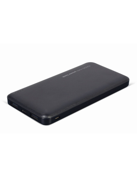Gembird Powerbank 10000 Mah 2X Usb, Czarny