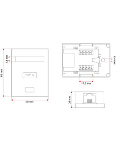 Gniazdo Natynkowe A-Lan Gn005 (Kat. 5E  Ftp  Kolor Biały) 2