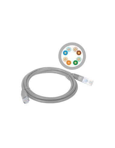 Patchcord Utp A-Lan Kku5Sza3 (Rj45 - Rj45   3M  Utp  Kat. 5E  Kolor Szary)