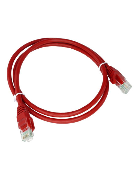 Alantec Patch-Cord U/Utp Kat.5E Pvc 0.25M Czerwony