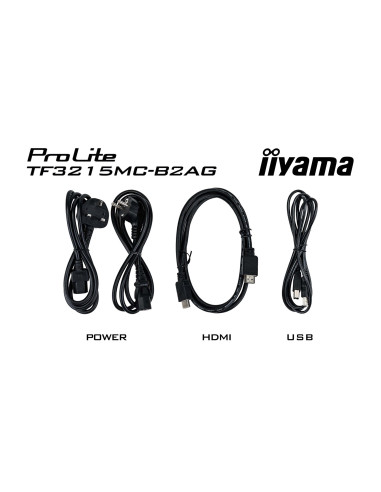 Monitor Iiyama Prolite Tf3215Mc-B2Ag Lcd 32" 31.5" 80 Cm