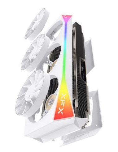 Karta Graficzna Xfx Rx 9070Xt Mercury Magnetic Air Rgb Gaming 16 Gb Oc Biały Detaliczny - 16,384 Mb - Gddr6