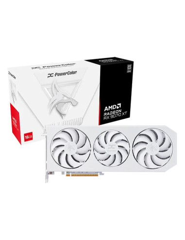 Powercolor Hellhound Radeon Rx 9070 Xt Spectral White Amd 16 Gb Gddr6