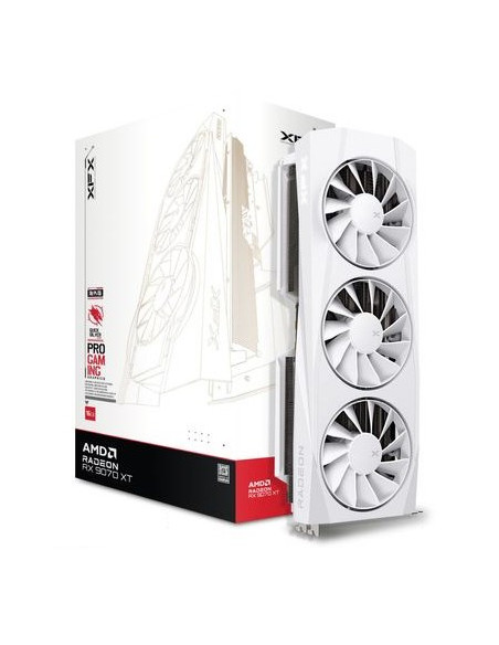 Xfx Karta Graficzna 16Gb Radeon Rx9070Xt Quicksilver White Oc Gaming 3Xdp/1Xhdmi Amd