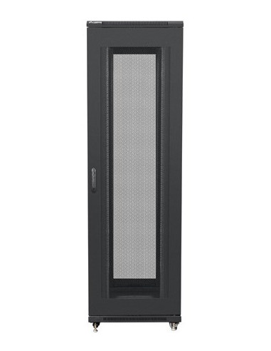 Lanberg Szafa Stojąca Rack 19" 42U 800X1000 Czarna Drzwi Perforowane