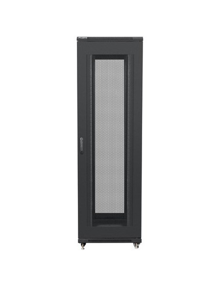 Lanberg Szafa Stojąca Rack 19" 42U 800X1000 Czarna Drzwi Perforowane