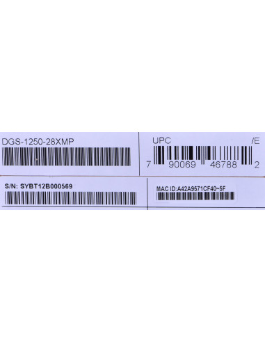 Przełącznik D-Link Dgs-1250-28Xmp E Dgs125028Xmp - Przełącznik - Światłowód