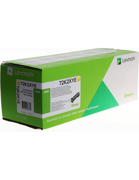 Lexmark Toner 72K2Xye Yellow