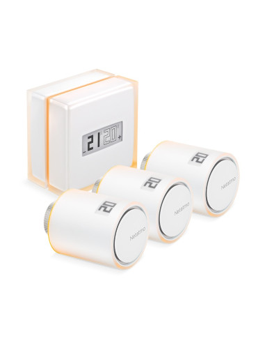 Zestaw: Termostat + 3 Zawory Netatmo Nbu-Nth-Nav
