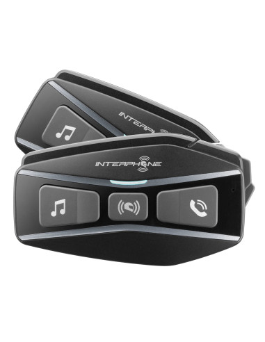 Intercom Motocyklowy Interphone U-Com 16, Komplet Na 2 Kaski