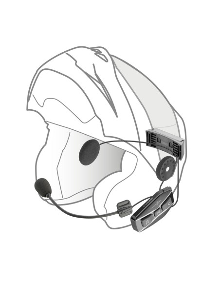 Intercom Motocyklowy Interphone U-Com 16, Komplet Na 2 Kaski