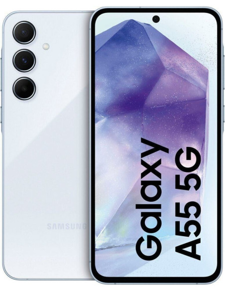 Samsung Galaxy A55 5G 16,8 Cm (6.6") Hybrid Dual Sim Android 14 Usb Type-C 8 Gb 256 Gb 5000 Mah Niebieski