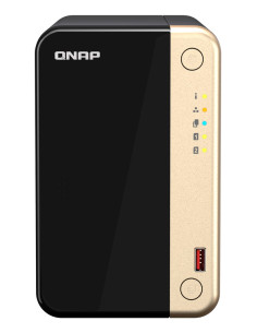 Qnap Ts-264-8G, Tower, 2 X 2.5"/3.5" Sata, Intel Celeron N5105/N5095 4C/4T, 8 Gb Ddr4 Onboard Not Expandable, 2 X 2.5Gbe, Option