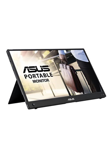 Asus Zenscreen Mb16Awp Monitor Komputerowy 39,6 Cm (15.6") 1920 X 1080 Px Full Hd Led Czarny