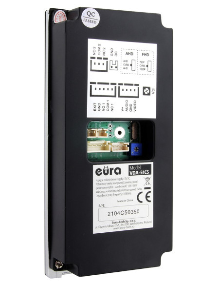 Wideodomofon Eura Vdp-99C5 Czarny