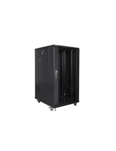 Szafa Rack Lanberg Ff01-6822-12B (22U  19''  1160 Mm / 600Mm / 800 Mm  Stojąca  Szklane  800 Kg  Kolor Czarny)