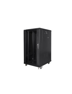 Szafa Rack Lanberg Ff01-6822-12B (22U  19''  1160 Mm / 600Mm / 800 Mm  Stojąca  Szklane  800 Kg  Kolor Czarny) 2