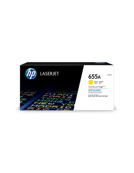 Hp 655A Oryginalny Wkład Laserjet Z Żółtym Tonerem