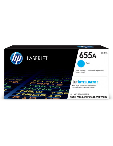 Laserjet Toner Crtg/655A Cyan