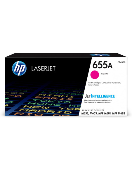 Hp 655A Oryginalny Wkład Laserjet Z Purpurowym Tonerem