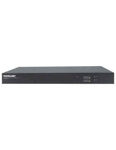Intellinet 561433 Łącza Sieciowe Zarządzany Gigabit Ethernet (10/100/1000) Obsługa Poe Czarny
