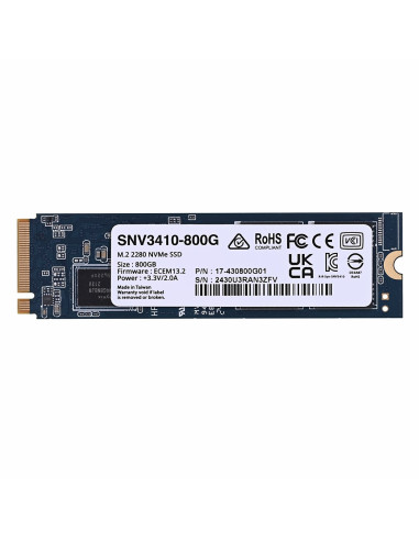 Dysk Ssd Synology Plus Series 800Gb M.2 (22X80) Nvme Pcie 3.0X4 Snv3410-800G (Dwpd 0.7)